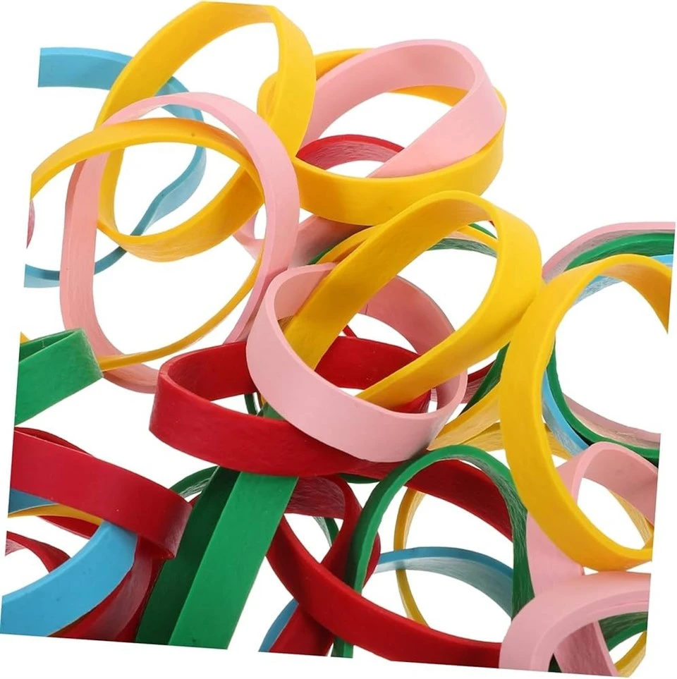 Non-toxic thick colorful rubber bands